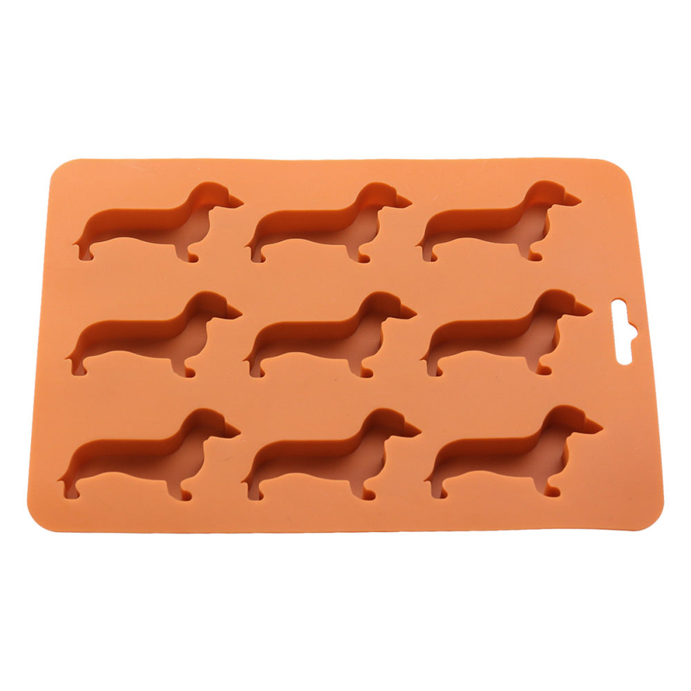 Silicone Dachshund Ice Cube and Treat Mold Tray by HitMyNeed