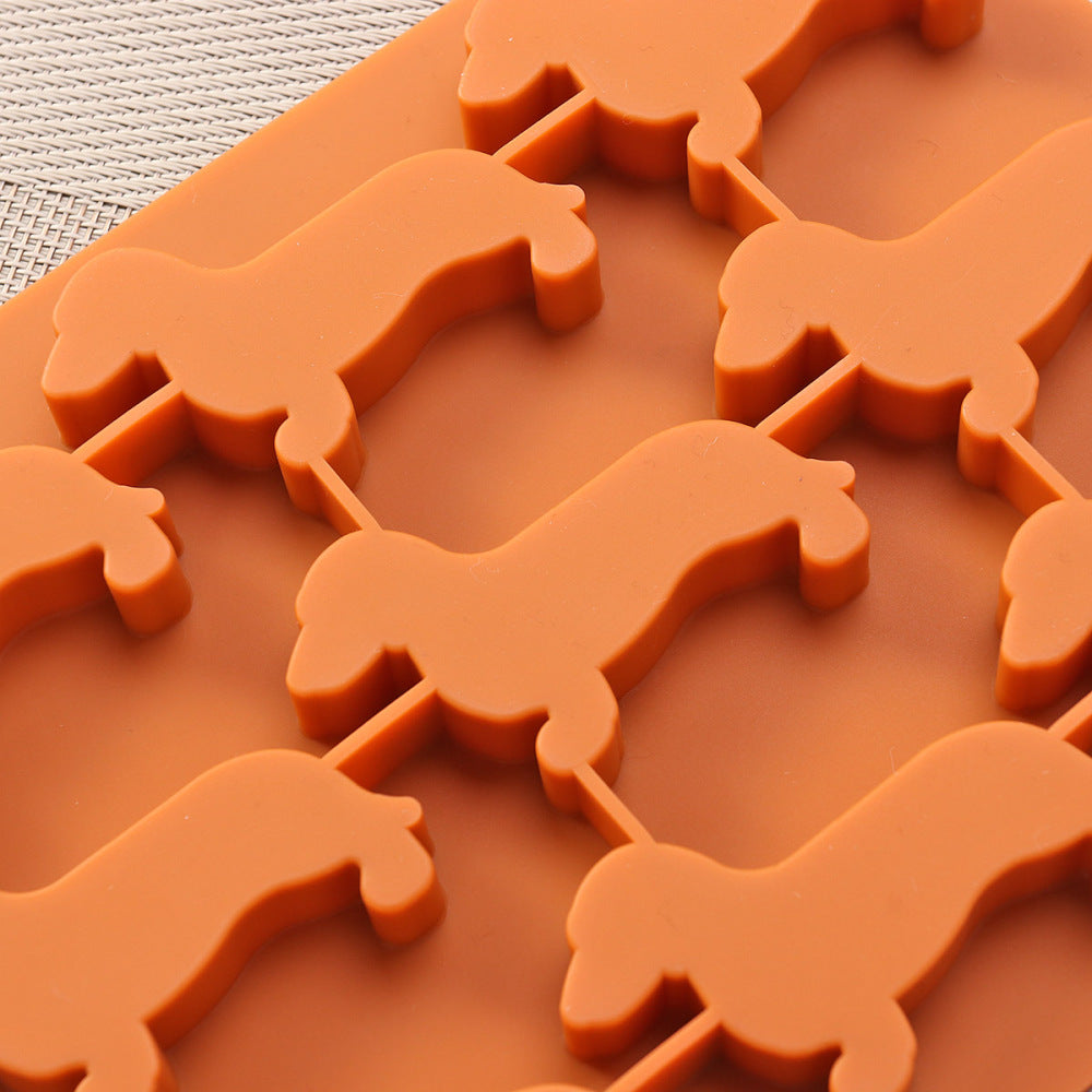 Silicone Dachshund Ice Cube and Treat Mold Tray by HitMyNeed