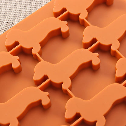 Silicone Dachshund Ice Cube and Treat Mold Tray by HitMyNeed