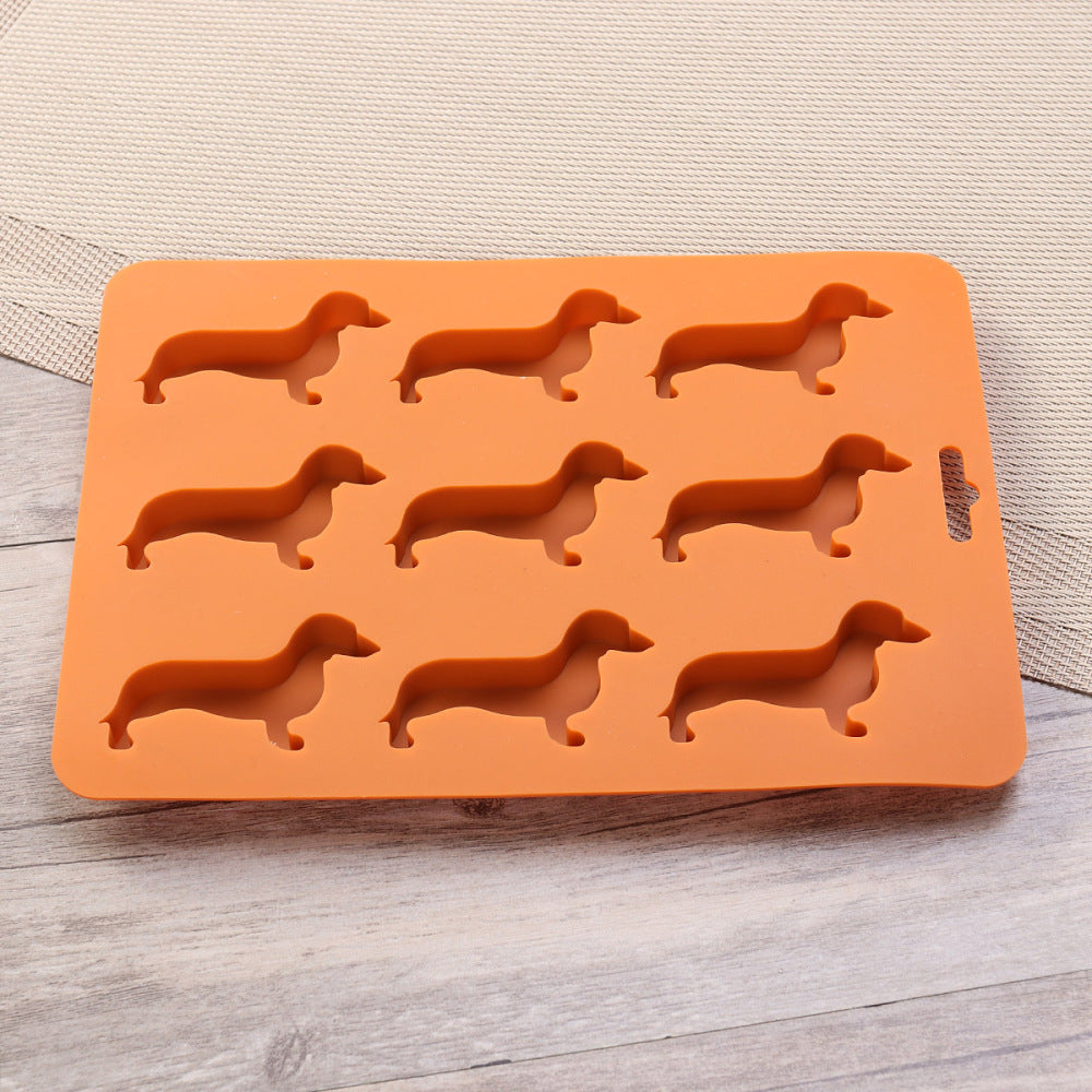 Silicone Dachshund Ice Cube and Treat Mold Tray by HitMyNeed