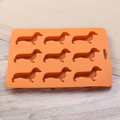 Silicone Dachshund Ice Cube and Treat Mold Tray by HitMyNeed