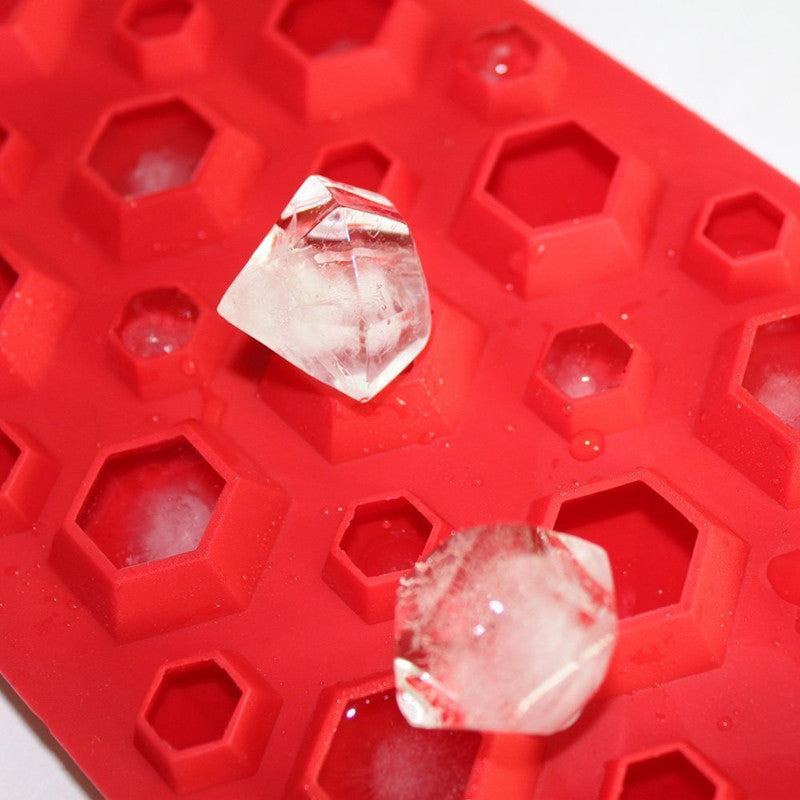 Silicone Diamond Ice Cube and Chocolate Tray Mold by HitMyNeed