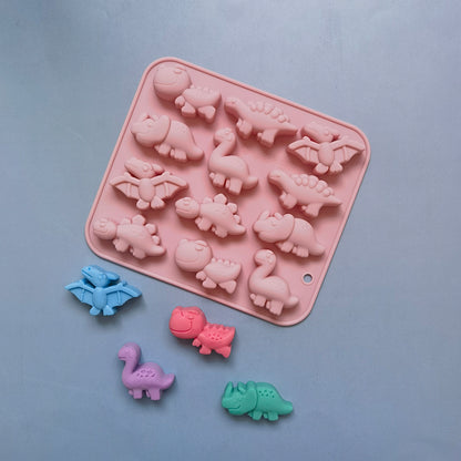 Silicone Dinosaur Candy and Chocolate Mold Tray by HitMyNeed