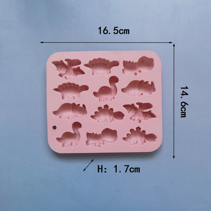 Silicone Dinosaur Candy and Chocolate Mold Tray by HitMyNeed