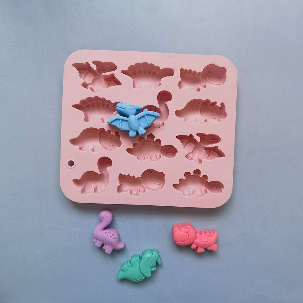 Silicone Dinosaur Candy and Chocolate Mold Tray by HitMyNeed