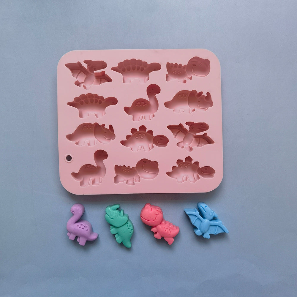 Silicone Dinosaur Candy and Chocolate Mold Tray by HitMyNeed