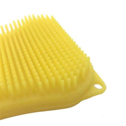 Silicone Dish Sponge 3-in-1 Cleaner with Soap Dispenser by HitMyNeed