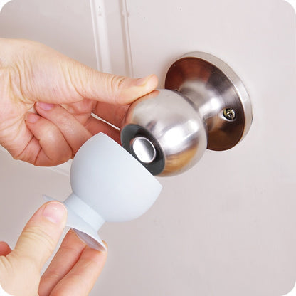 Silicone Door Knob Wall Protector Cup-Type (2 Pack) by HitMyNeed