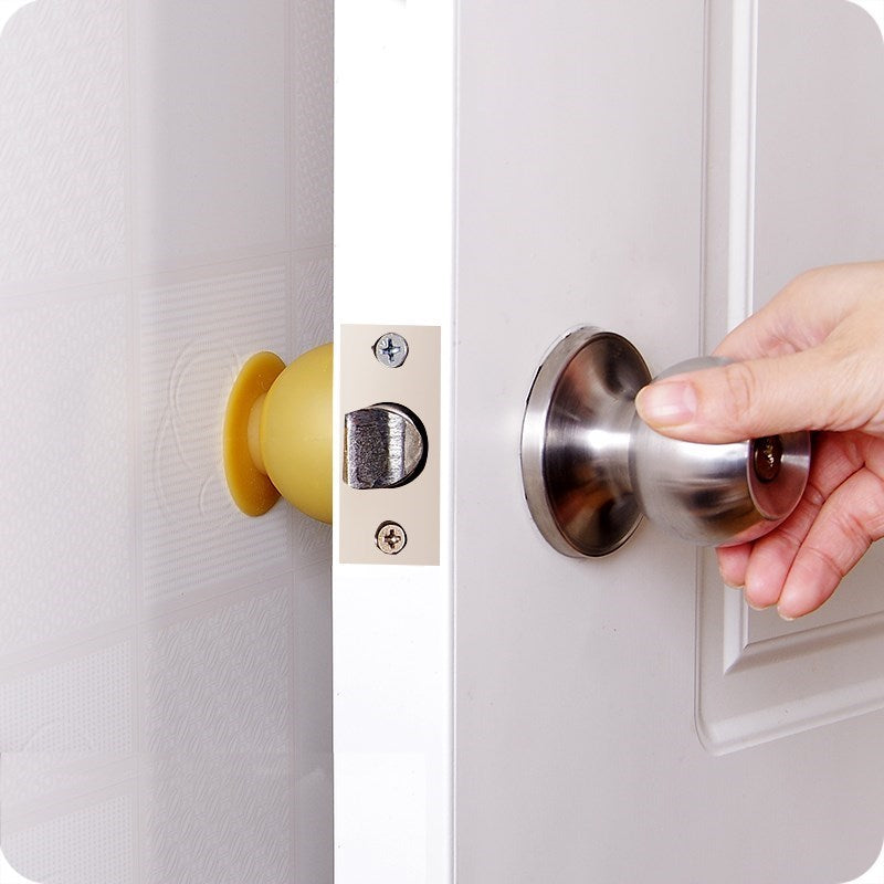 Silicone Door Knob Wall Protector Cup-Type (2 Pack) by HitMyNeed