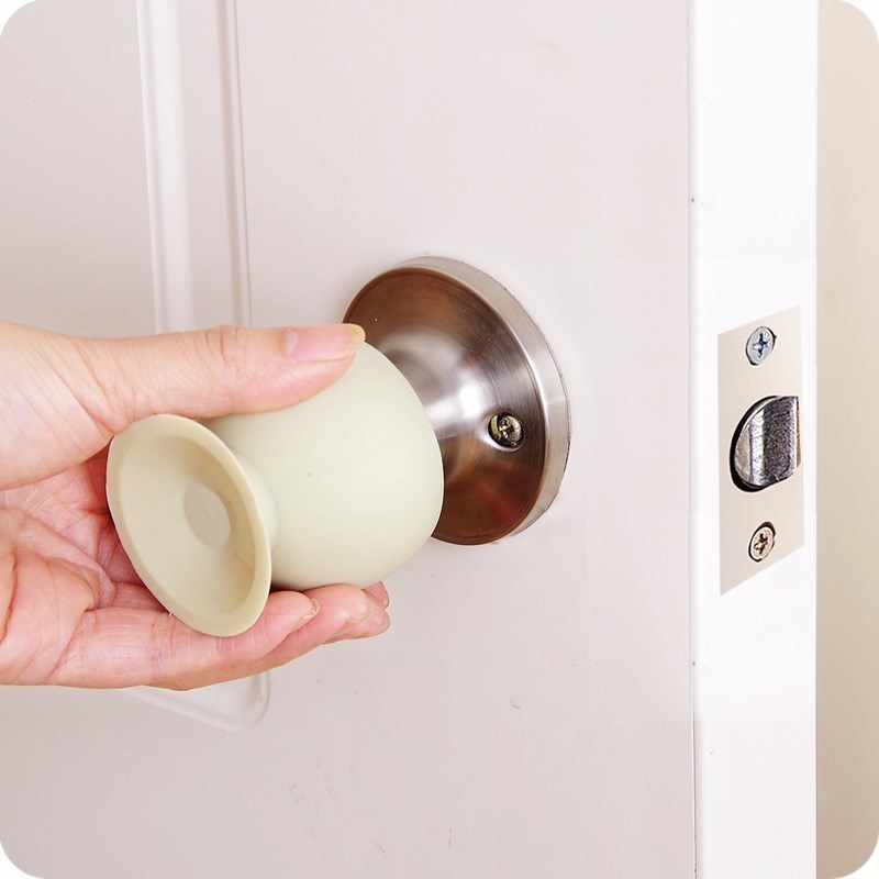 Silicone Door Knob Wall Protector Cup-Type (2 Pack) by HitMyNeed