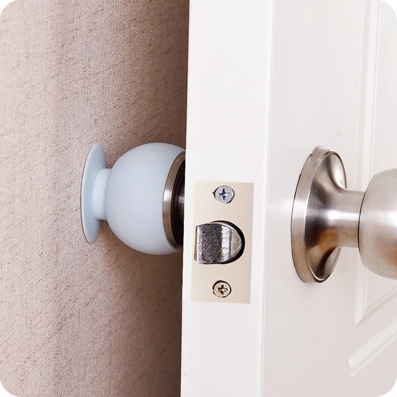 Silicone Door Knob Wall Protector Cup-Type (2 Pack) by HitMyNeed