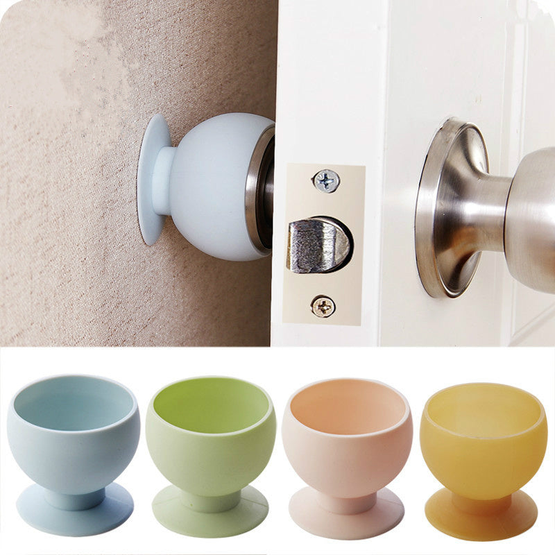 Silicone Door Knob Wall Protector Cup-Type (2 Pack) by HitMyNeed