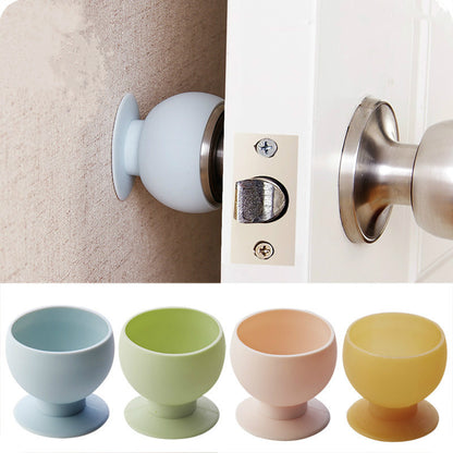 Silicone Door Knob Wall Protector Cup-Type (2 Pack) by HitMyNeed