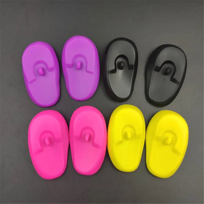Silicone Ear Covers for Hair Dye & Shower (2 Pack) by HitMyNeed
