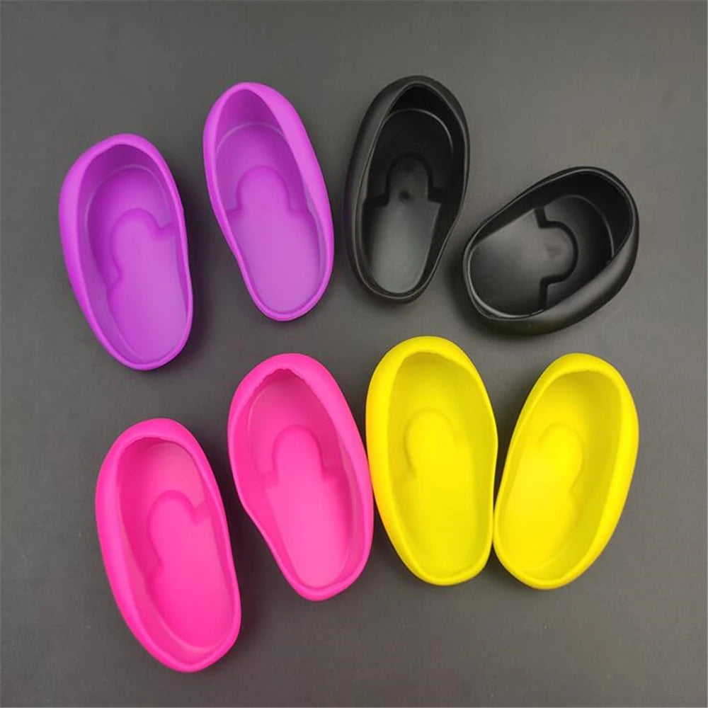 Silicone Ear Covers for Hair Dye & Shower (2 Pack) by HitMyNeed