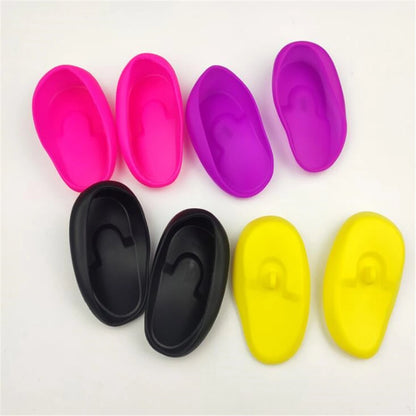 Silicone Ear Covers for Hair Dye & Shower (2 Pack) by HitMyNeed