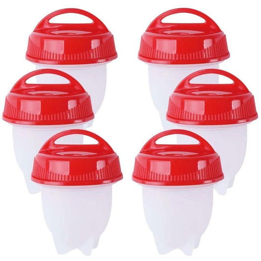 Silicone Egg Cookers Non-Stick Cups Set of 6 by HitMyNeed
