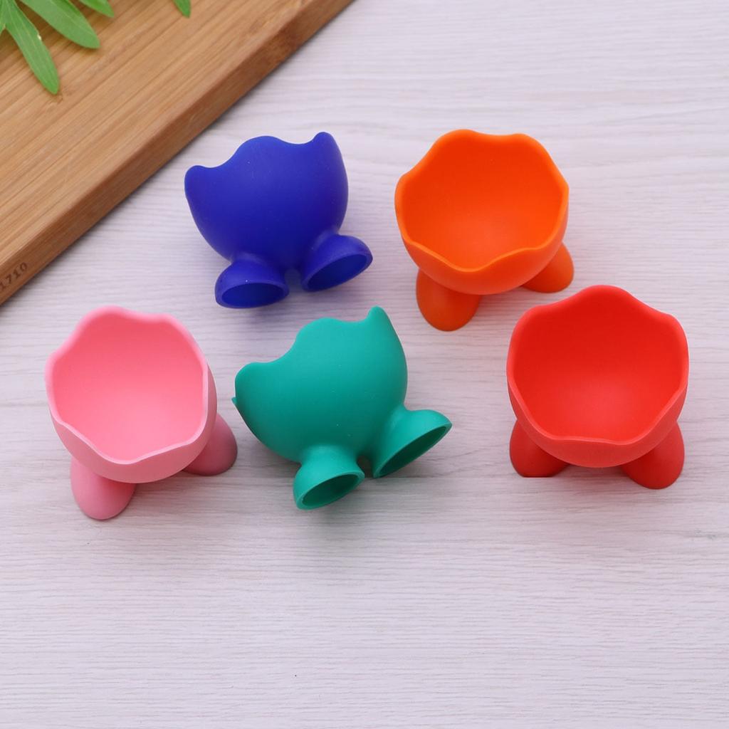 Silicone Egg Holder Cups Set of 5 by HitMyNeed