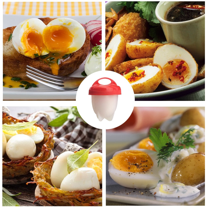Silicone Egg Poacher Cups for Easy Poached Eggs by HitMyNeed