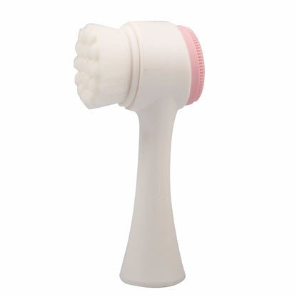 Silicone Face Scrub Brush with Handle by HitMyNeed