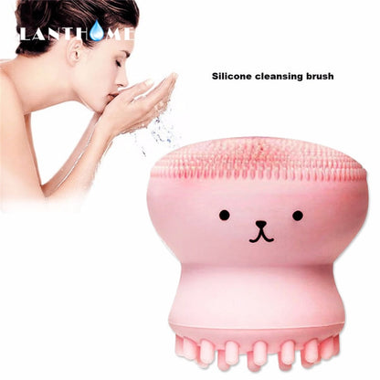 Silicone Face Wash Brush Dual-Action Cleanser by HitMyNeed