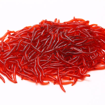 Silicone Fake Fishing Worms Lures 50pcs by HitMyNeed
