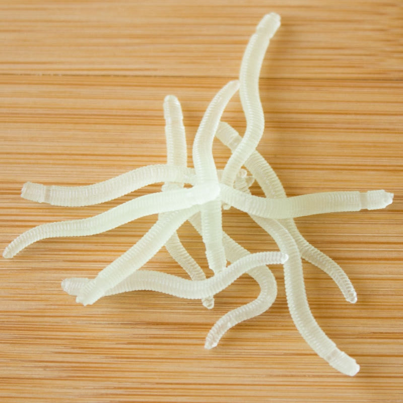 Silicone Fake Fishing Worms Lures 50pcs by HitMyNeed
