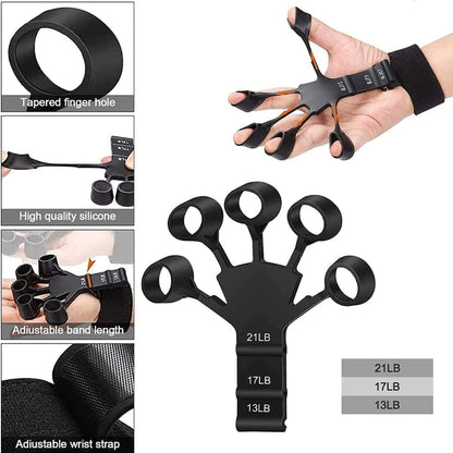 Silicone Finger Gripster Hand Strengthener by HitMyNeed