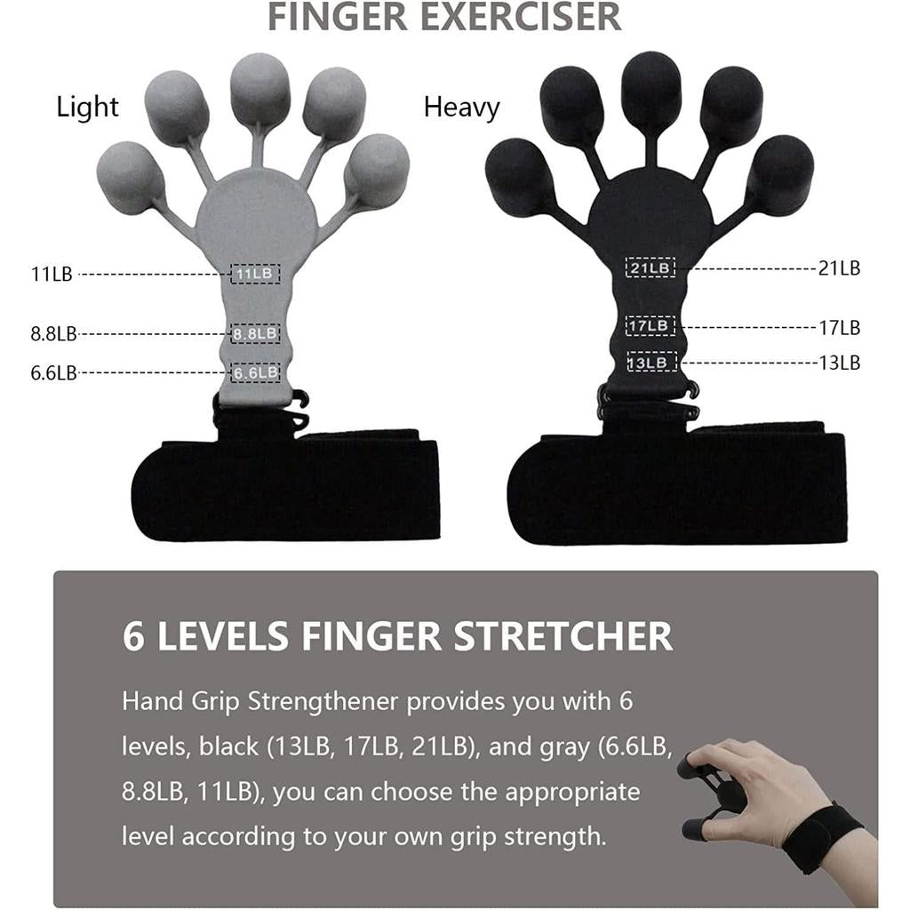 Silicone Finger Gripster Hand Strengthener by HitMyNeed