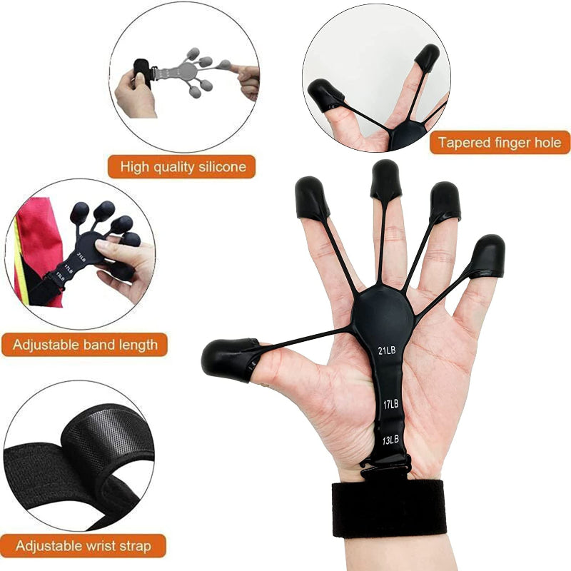 Silicone Finger Gripster Hand Strengthener by HitMyNeed