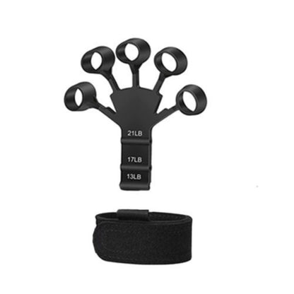 Silicone Finger Gripster Hand Strengthener black by HitMyNeed