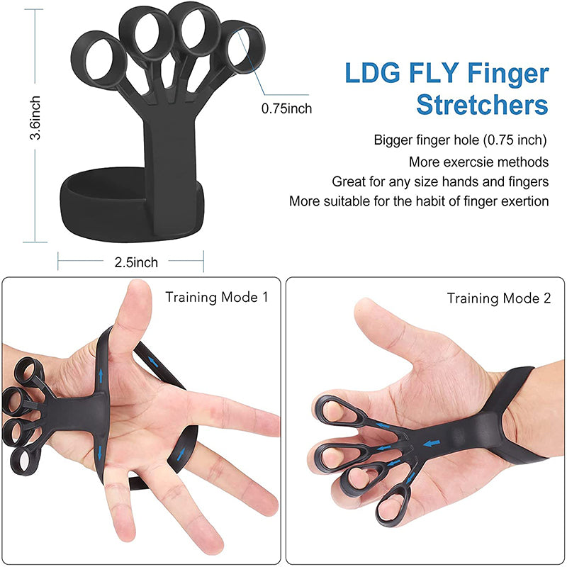 Silicone Finger Trainer Hand Grip & Wrist Exerciser by HitMyNeed