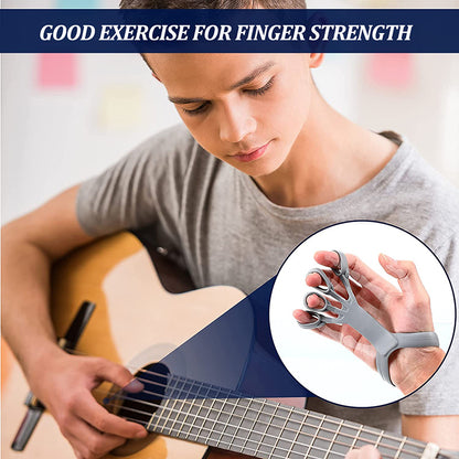 Silicone Finger Trainer Hand Grip & Wrist Exerciser by HitMyNeed