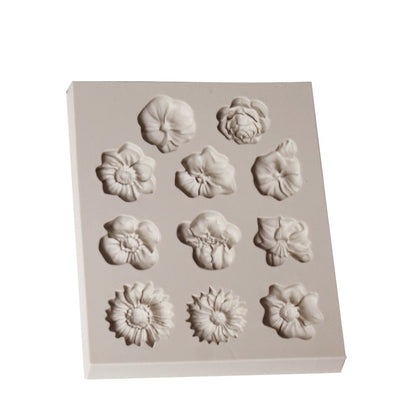 Silicone Flower Candy & Fondant Mold, 11 Designs by HitMyNeed