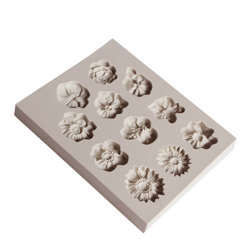 Silicone Flower Candy & Fondant Mold, 11 Designs by HitMyNeed