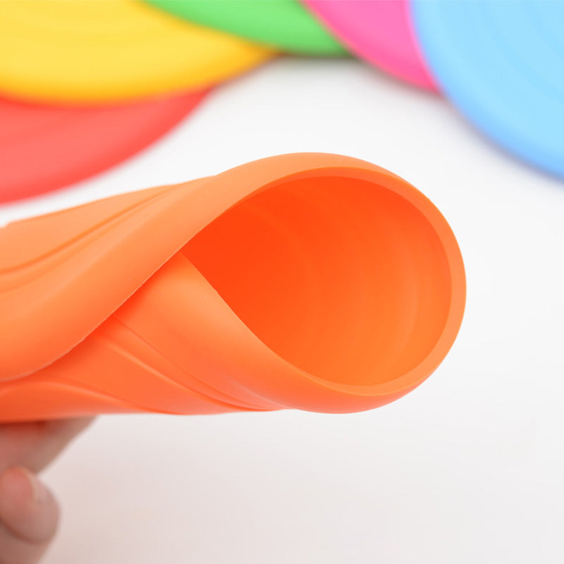 Silicone Flying Disc for Dogs, 18 cm by HitMyNeed