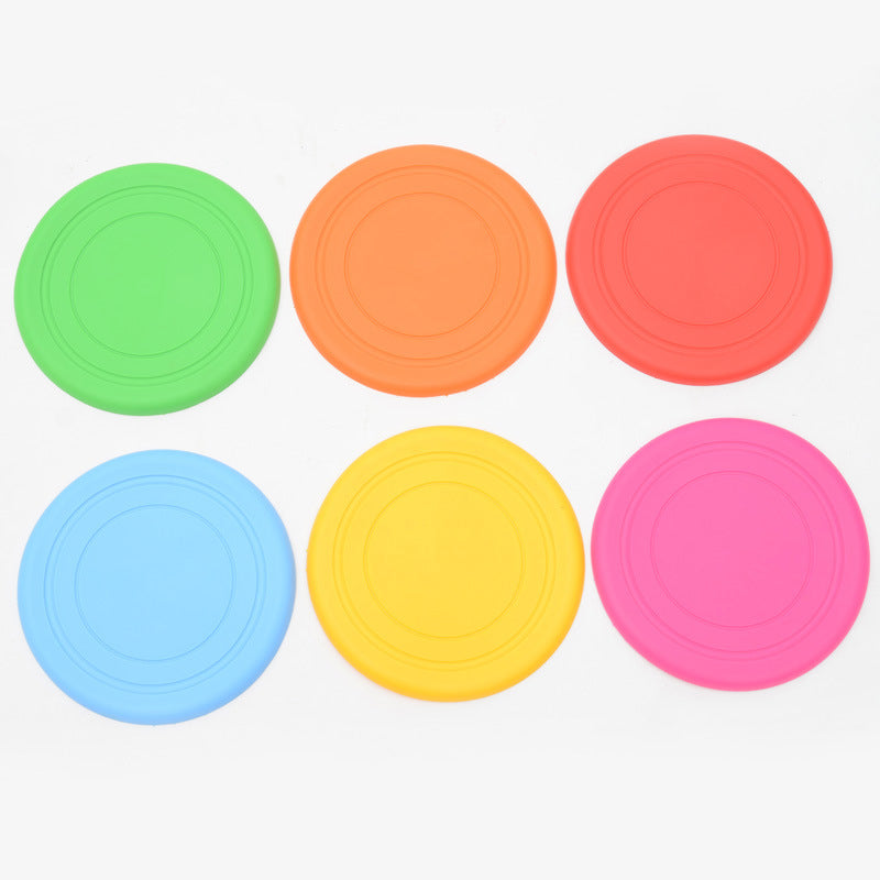 Silicone Flying Disc for Dogs, 18 cm by HitMyNeed