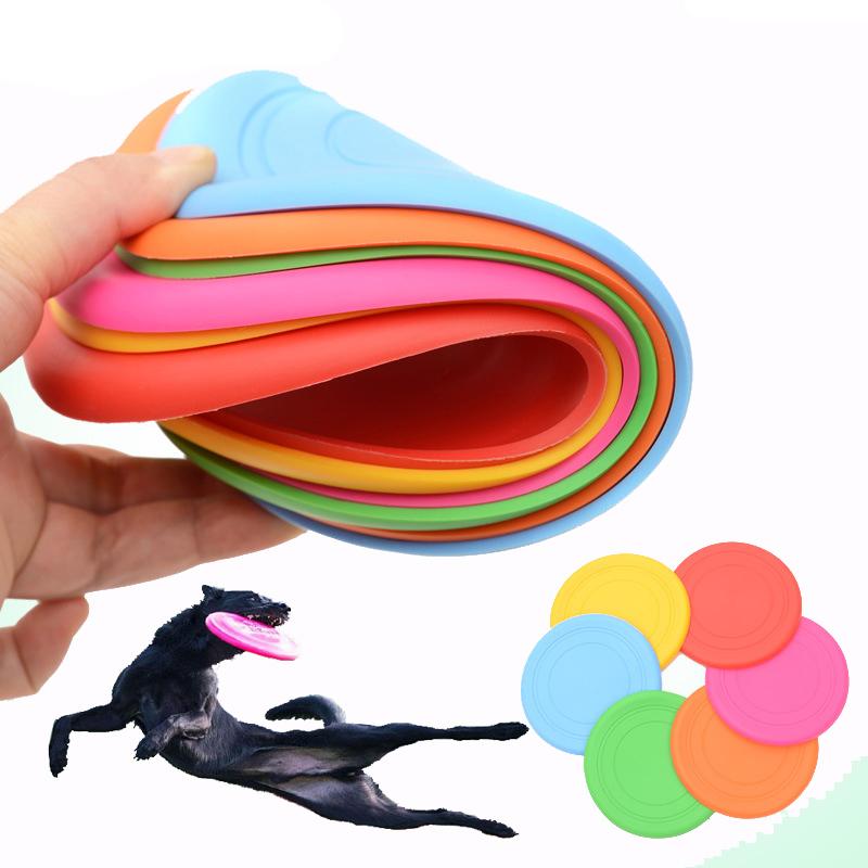 Silicone Flying Disc for Dogs, 18 cm by HitMyNeed