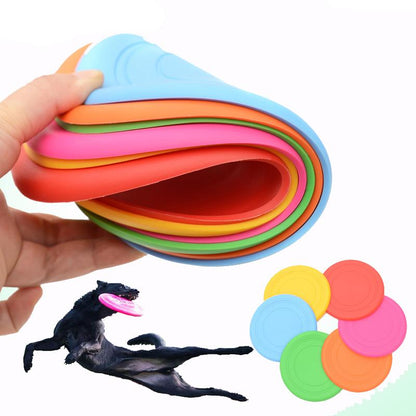 Silicone Flying Disc for Dogs, 18 cm by HitMyNeed