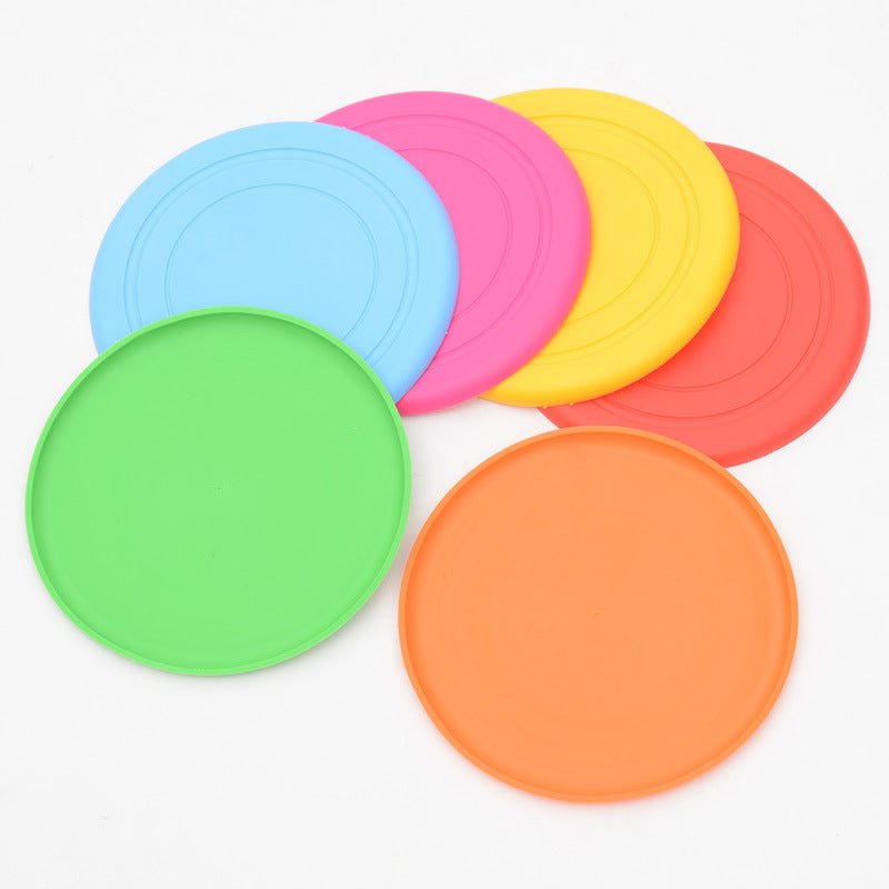 Silicone Flying Disc for Dogs, 18 cm by HitMyNeed