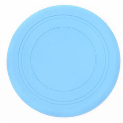 Silicone Flying Disc for Dogs, 18 cm blue by HitMyNeed