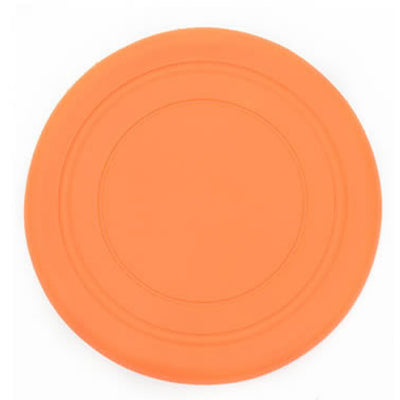 Silicone Flying Disc for Dogs, 18 cm orange by HitMyNeed