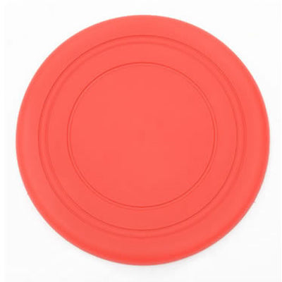 Silicone Flying Disc for Dogs, 18 cm red by HitMyNeed