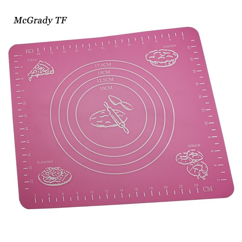 Silicone Fondant Mat Non-Stick Rolling Pad by HitMyNeed