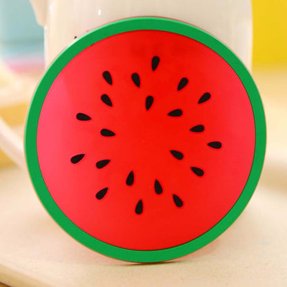 Silicone Fruit Drink Coasters Set of 6 by HitMyNeed