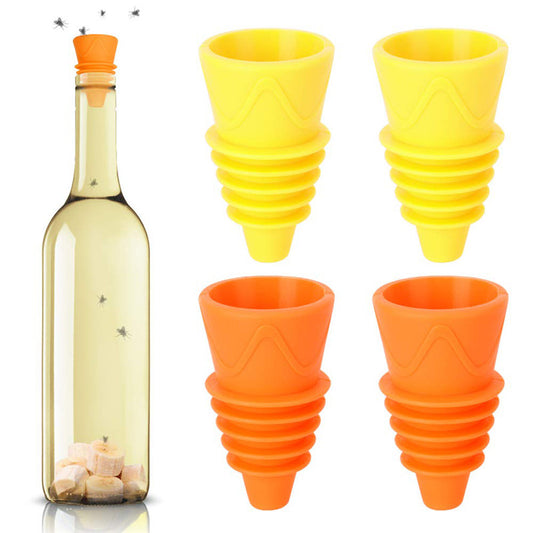 Silicone Fruit Fly Funnel Traps - Set of 8 by HitMyNeed