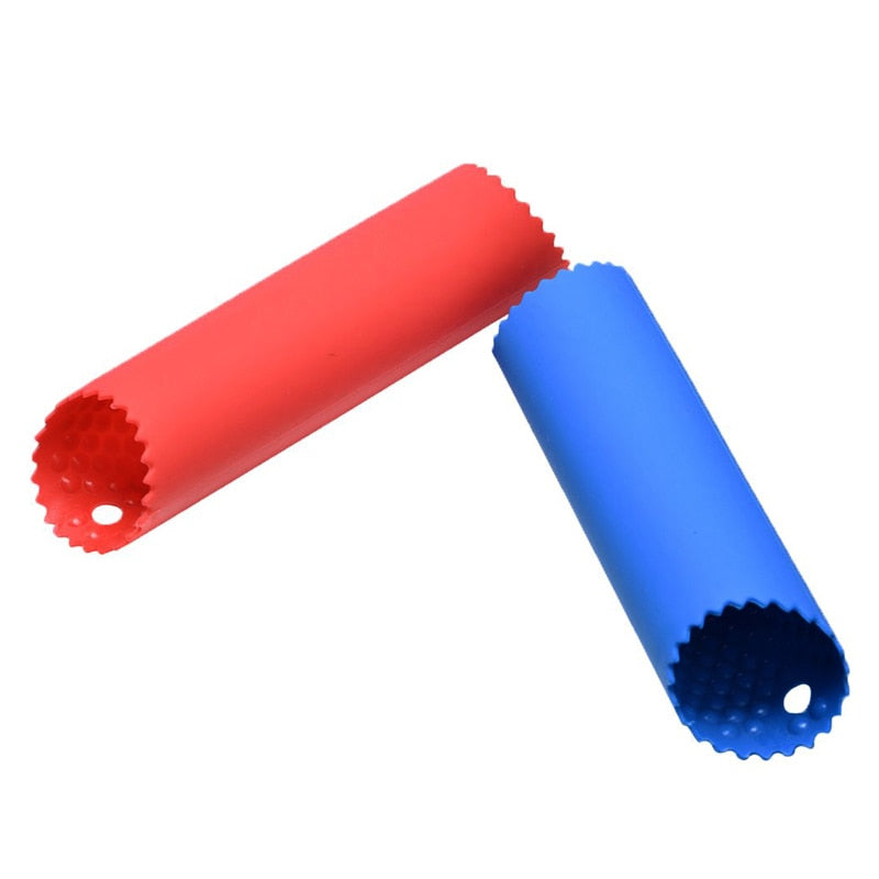 Silicone Garlic Peeler Tube - Hands-Free Clove Peeling by HitMyNeed