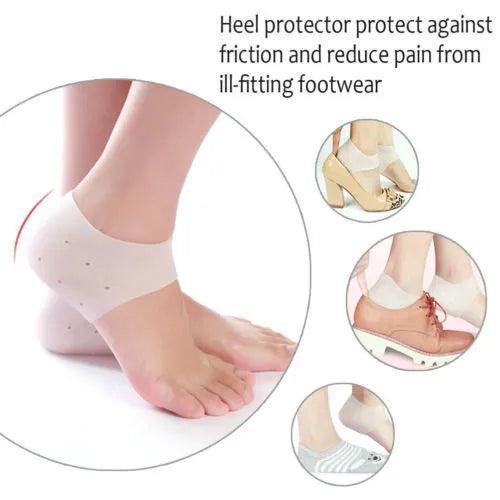 Silicone Gel Heel Inserts for Plantar Fasciitis (2PCS) by HitMyNeed