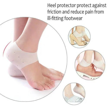 Silicone Gel Heel Inserts for Plantar Fasciitis (2PCS) by HitMyNeed