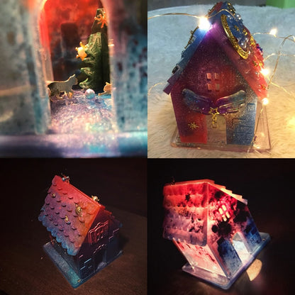 Silicone Gingerbread House Mold Set (2pcs) by HitMyNeed